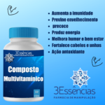 COMPOSTO MULTIVITAMÍNICO 60 CÁPS
